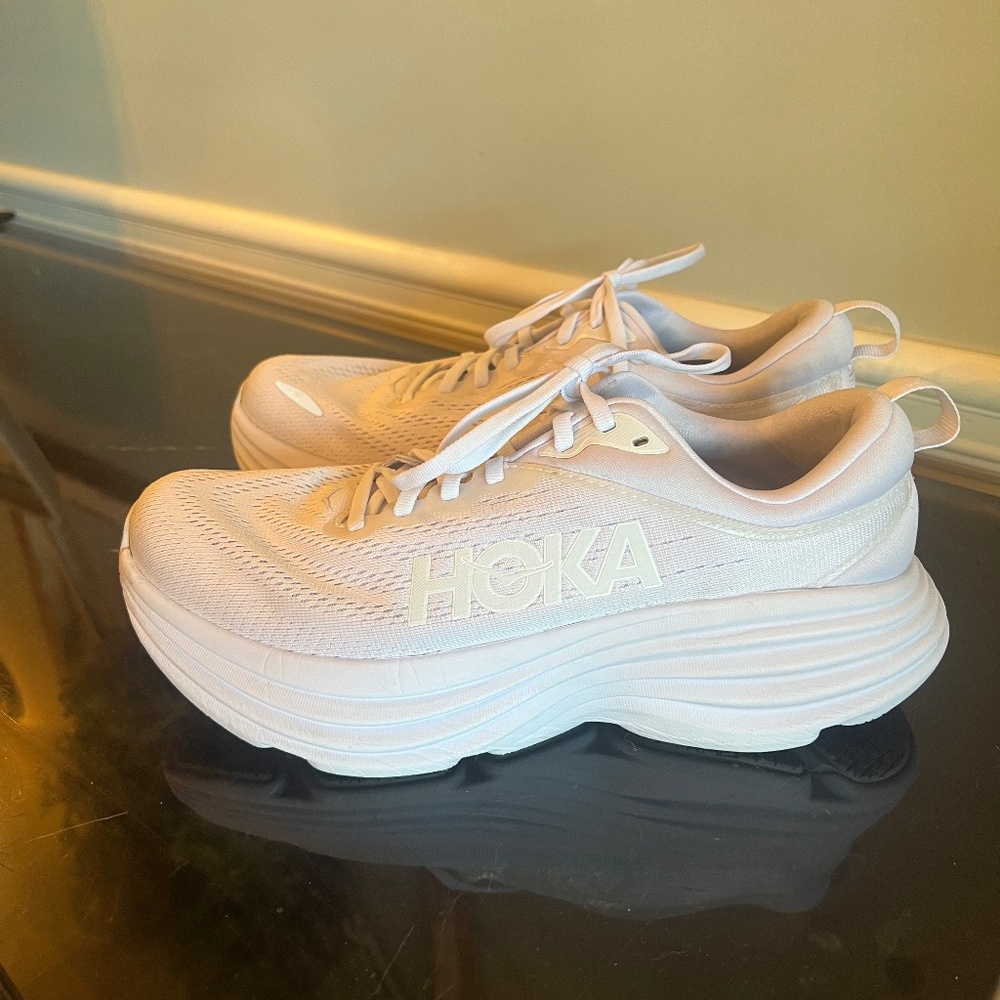 Hoka Women's Running Shoe, White Size 8.5M